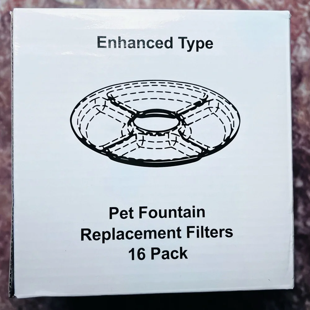Intpro Cat Water Fountain Filter Replacement 16 Pack Water Dispenser Filter